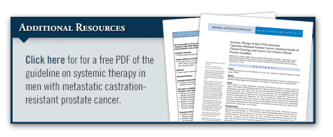Guidelines For Metastatic Castration Resistant Prostate Cancer Physician S Weekly