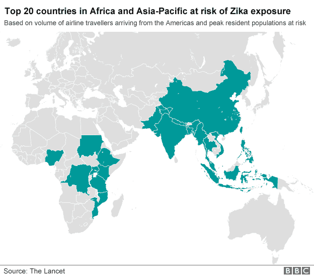 Zika: Two Billion at Risk in Africa and Asia, Study Says