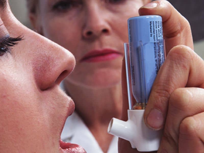 PM<sub>2.5</sub> Exposure Linked to Asthma Rescue Medication Use