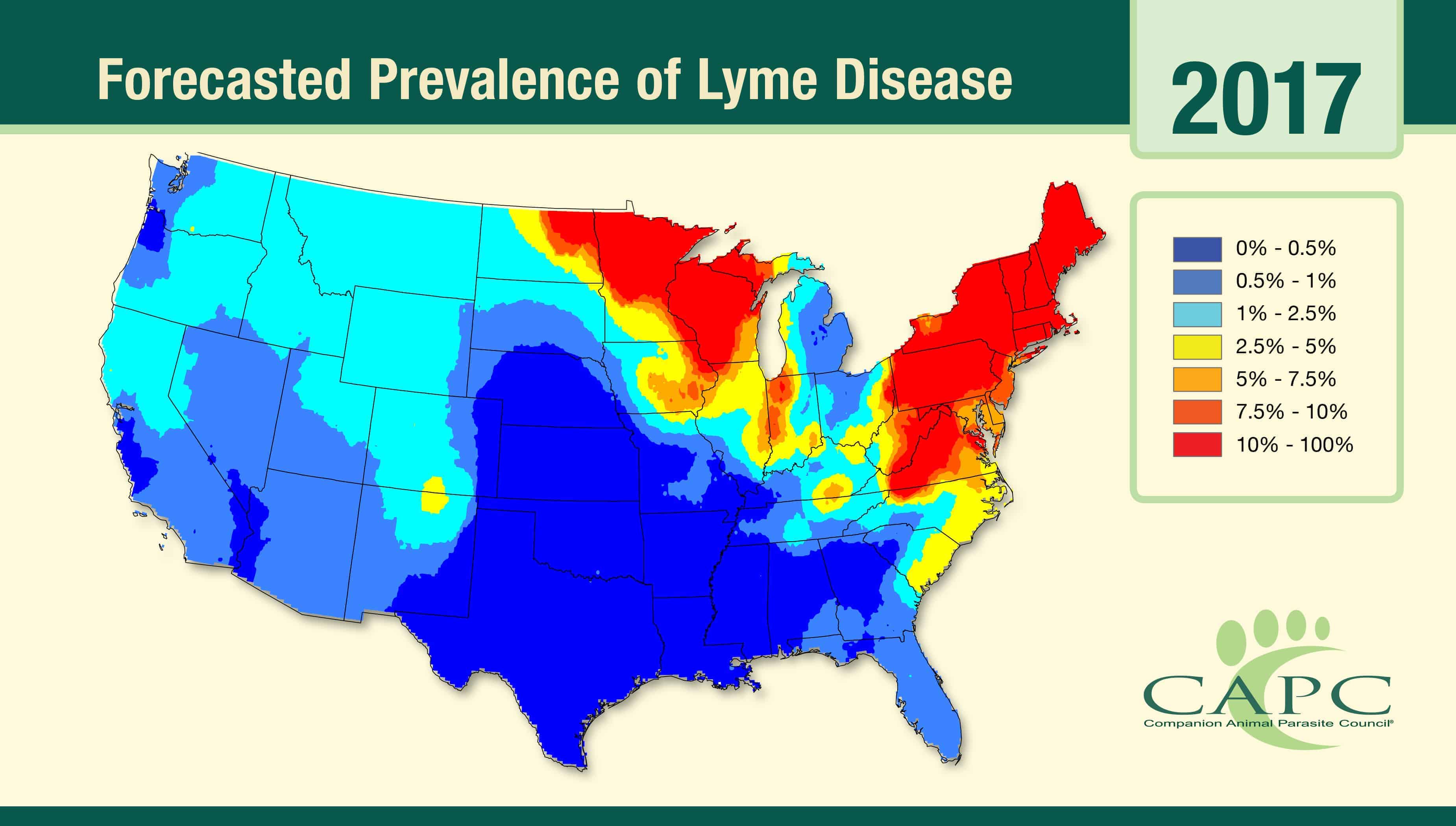 New Lyme Disease Map Outlines Where Ticks Are On The Rise