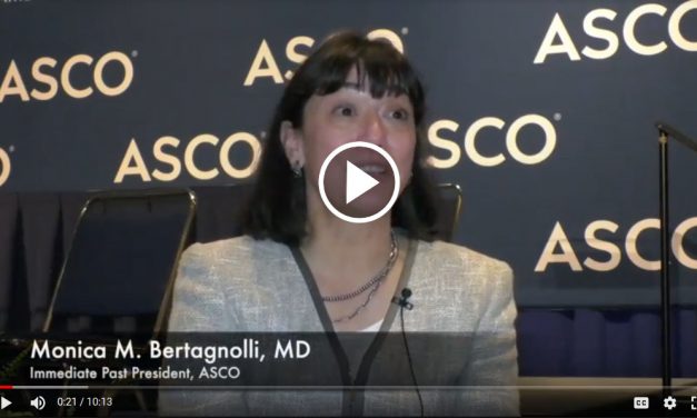 ASCO 2019 VIDEO: Monica M. Bertagnolli, MD, Immediate Past-President, ASCO