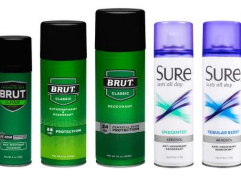 Brut, Sure Brand Deodorants Under Recall Due to Benzene