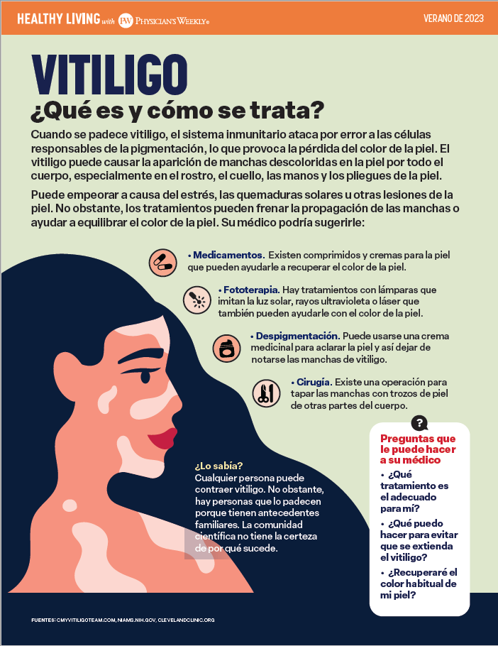 Una Vida Saludable Con Physician’s Weekly – Vitíligo Verano 2023 (Healthy Living With Physician’s Weekly – Vitiligo Summer 2023)