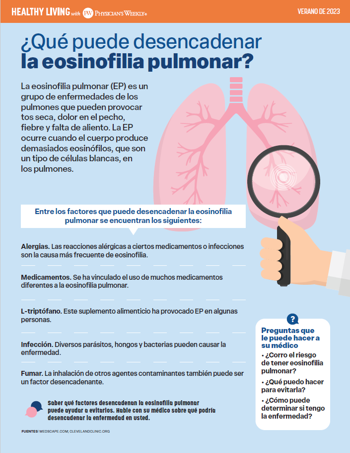 Una Vida Saludable Con Eosinofilia Pulmonar (Healthy Living With Pulmonary Eosinophilia – Summer 2023)