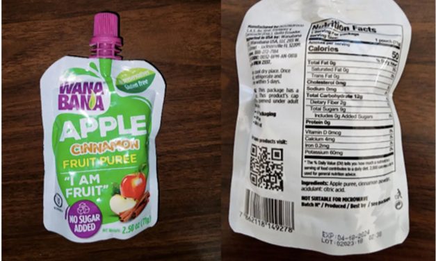 FDA: Lead Levels in Tainted Applesauce 2,000 Times Higher Than Proposed Standards