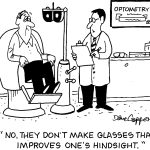 Medical cartoon glasses for hindsight David Carpenter