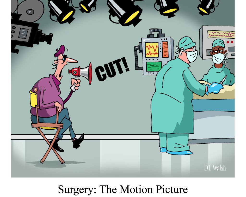 Surgery The Motion Picture Medical Cartoon by DT Walsh