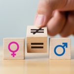 Images Search millions of premium-quality stock images and videos Search by image or video Concepts of gender equality. Hand flip wooden cube with symbol unequal change to equal sign stock photo