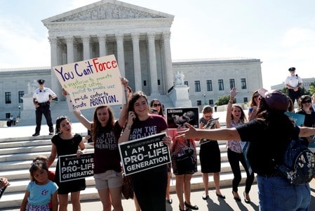 U.S. top court blocks California law on anti-abortion centers