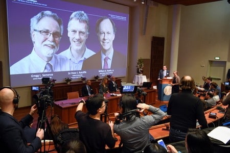 Nobel Medicine Prize won by doctors for work on cells’ response to oxygen
