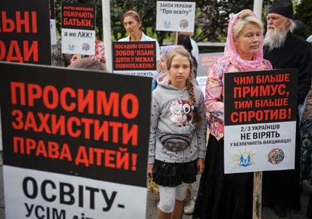 Measles and mistrust in Ukraine weaken world’s defences