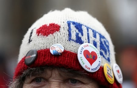 Sliding UK health service performance sparks pre-election war of words