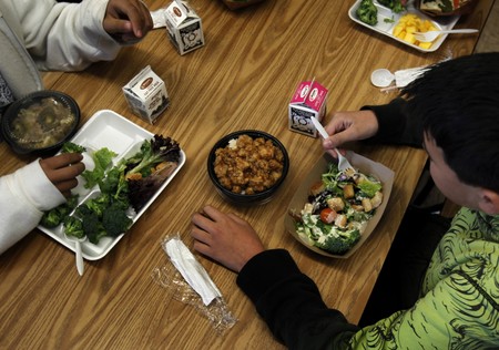 U.S. states sue to undo Trump rollback of healthy school lunch rules