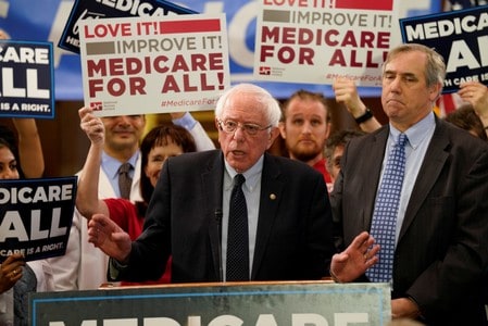 Bernie Sanders puts focus on healthcare with Medicare for All bill