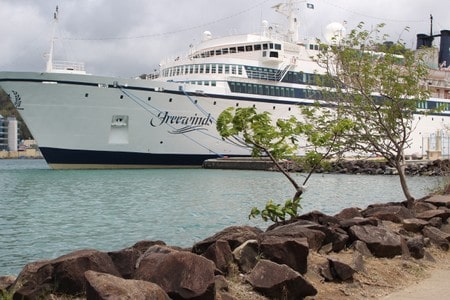 Scientology cruise ship leaves St. Lucia after measles quarantine