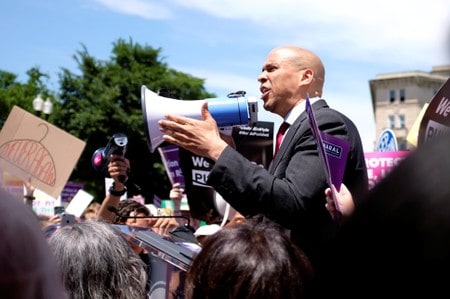 Democrat Cory Booker announces plan to protect abortion rights
