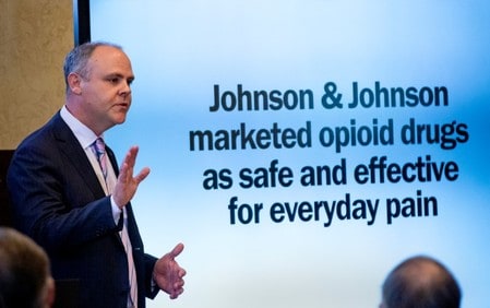 J&J’s greed helped fuel U.S. opioid crisis, Oklahoma claims at trial