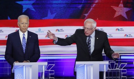 Biden versus Sanders: Top 2020 contenders snipe over healthcare policy