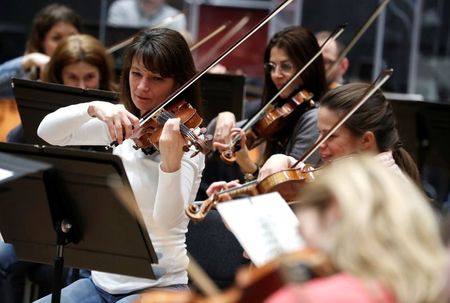 Budapest orchestra helps deaf people ‘hear’ Beethoven through touch