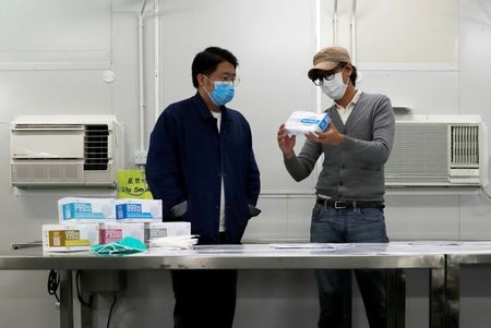 Hong Kongers set up face mask factory amid coronavirus panic buying