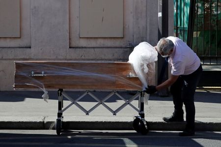 ‘Delivering coffins non-stop’: coronavirus stalks a Paris nursing home