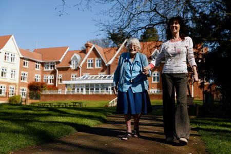 Elderly in UK care home embrace technology to beat coronavirus lockdown