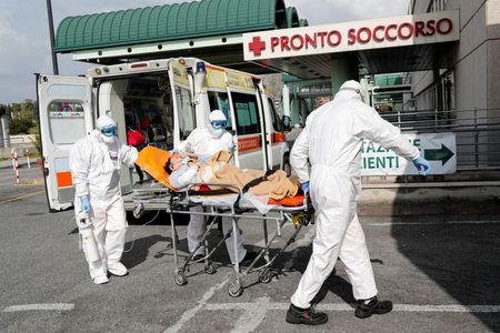 Italy coronavirus deaths rise by 812, number of new cases falls sharply