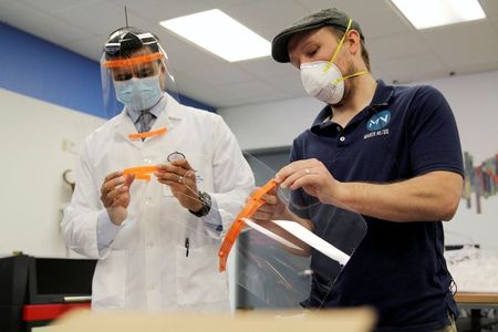 3D printers forge face shields for fight against the coronavirus