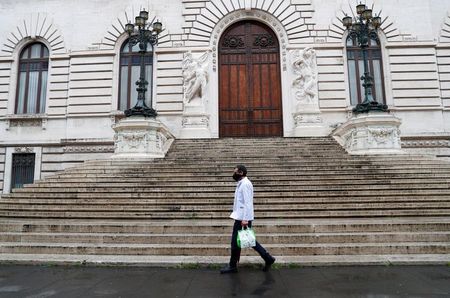 Italy’s coronavirus death toll edges up, new cases fall sharply
